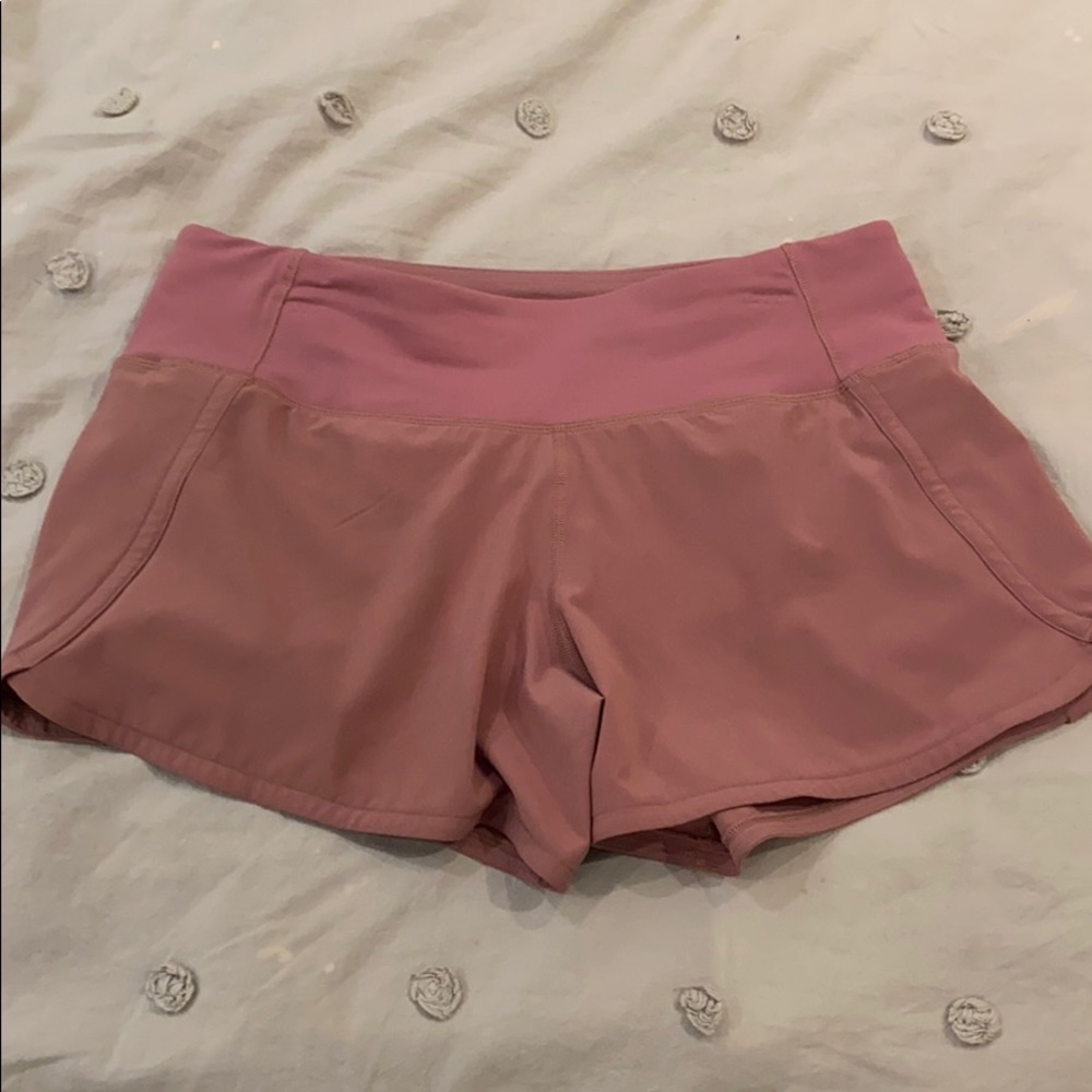 Lululemon pink colored shorts